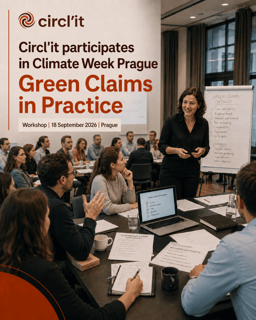 Circl’it joins Climate Week Prague 2026 with a practical workshop on green claims